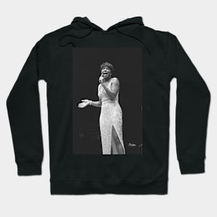 Natalie Cole BW Photograph Hoodie